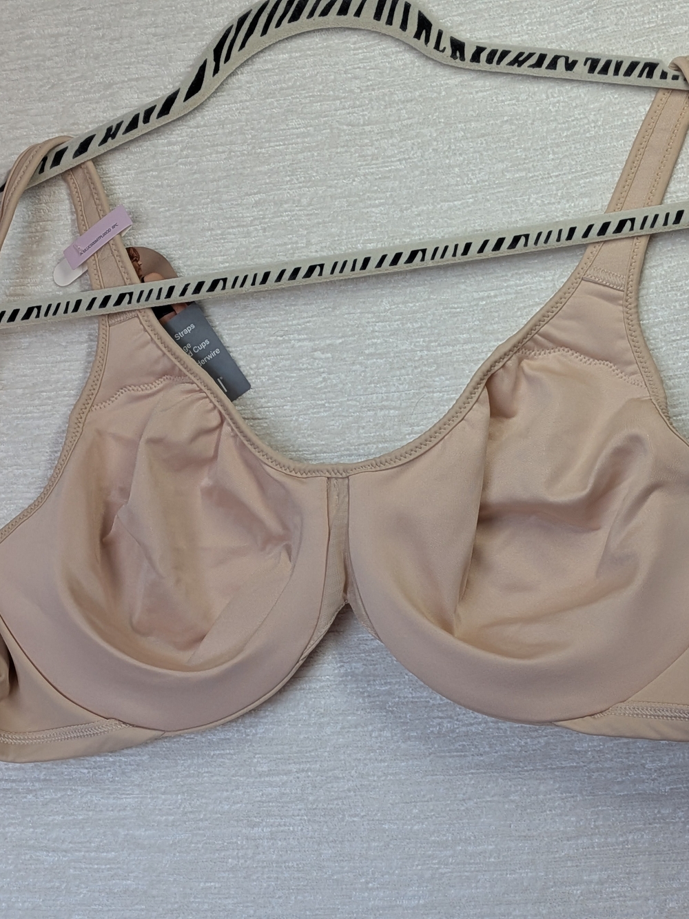 Bali Passion For Comfort Minimizer Underwire T-Shirt Bra 38D with Lace-Trim New - Picture 10 of 11